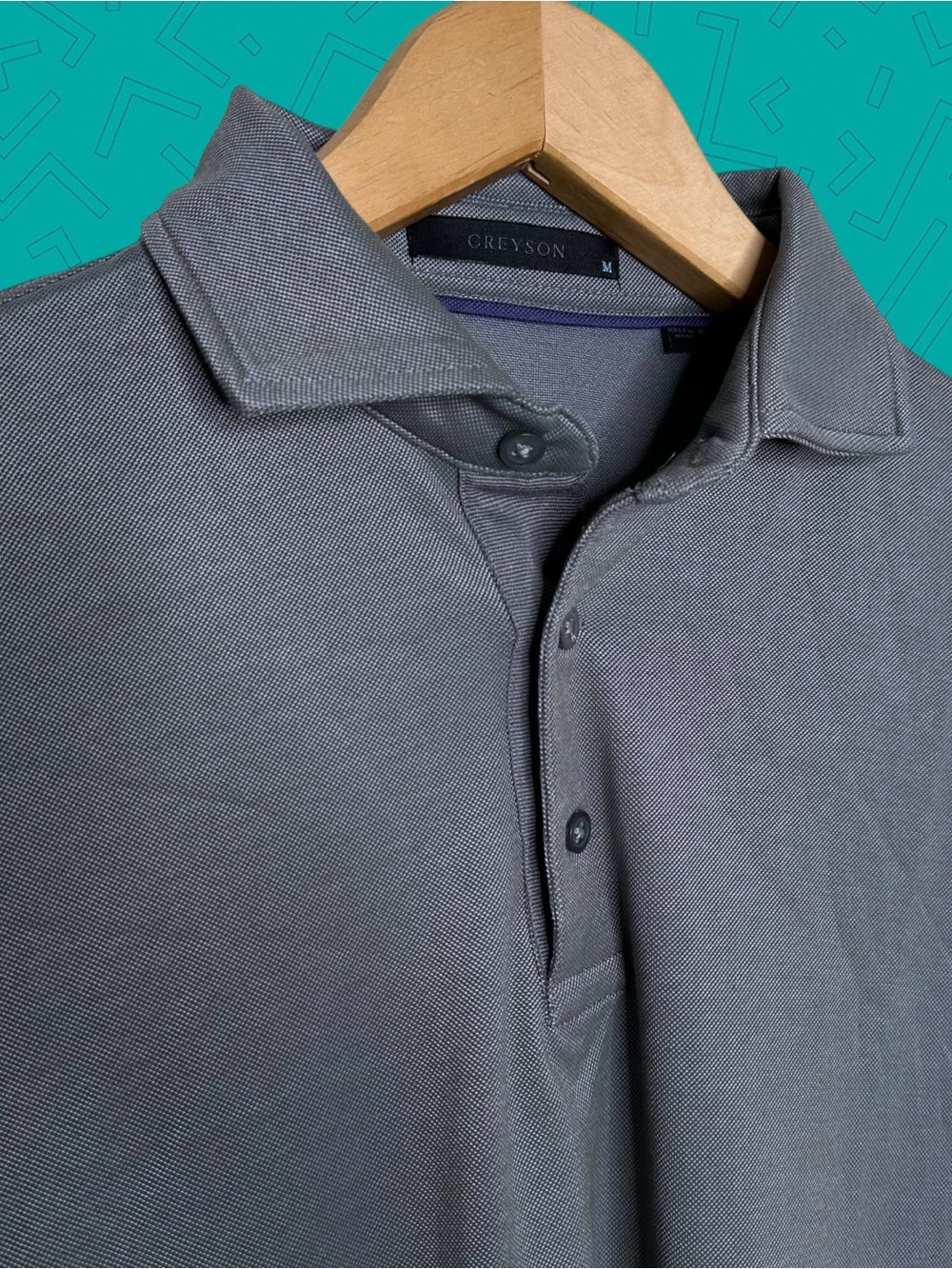 Greyson Grey Golf Polo Shirt